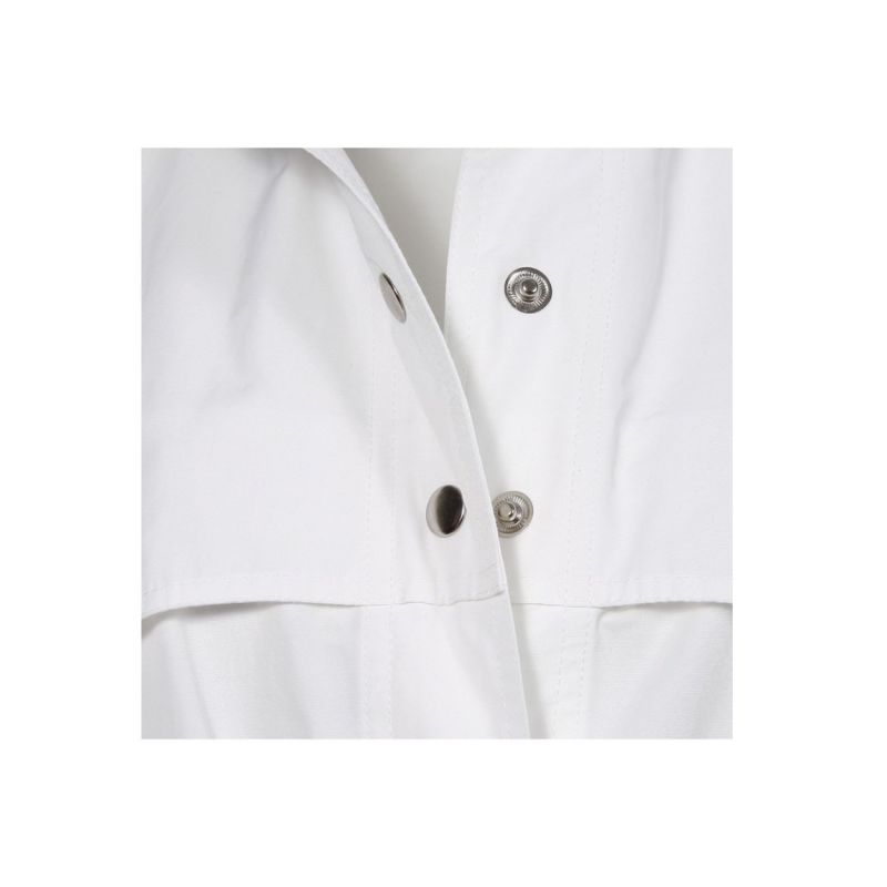 Vanda White Milk Trench Coat image