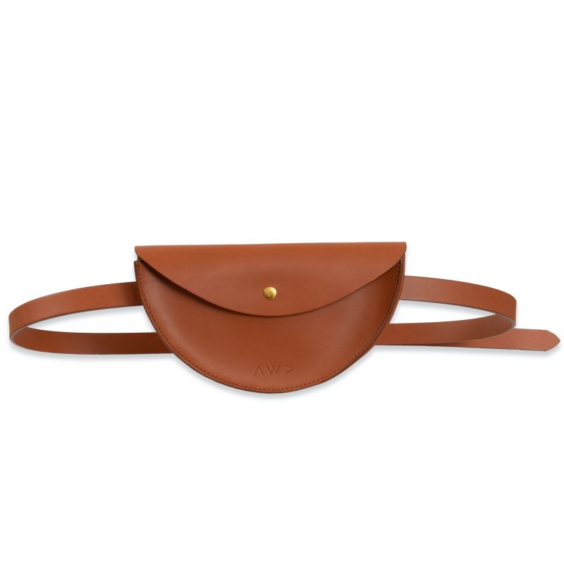 Semi-Circle Belt Bag – Tan image