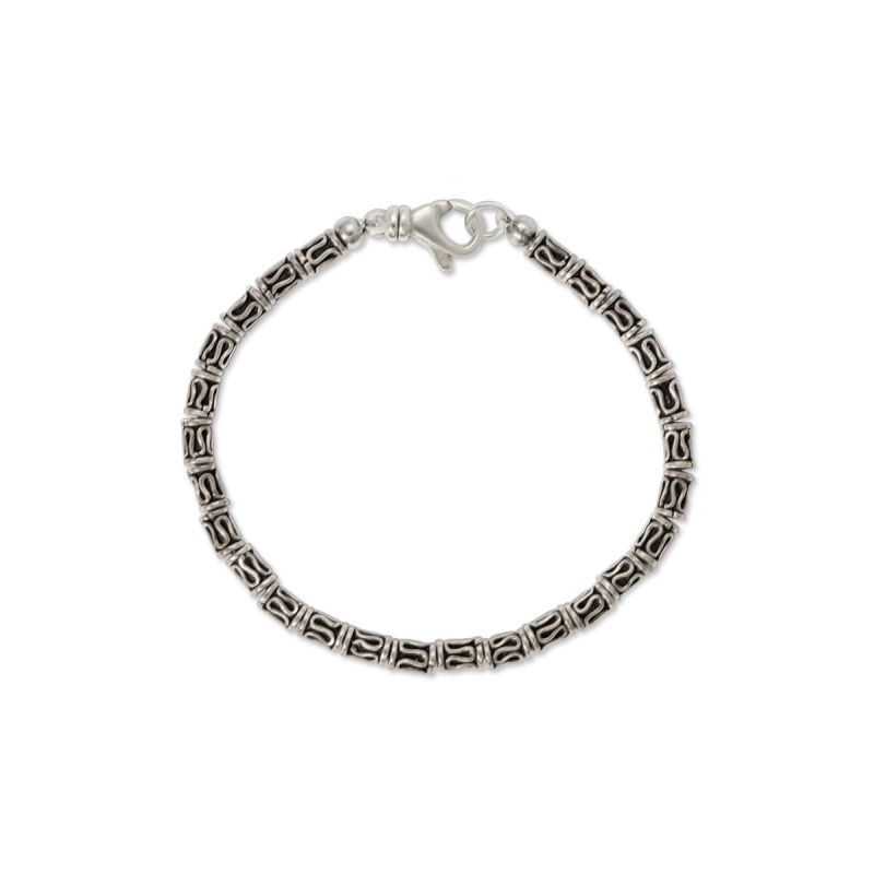 Malda Oxidized Sterling Silver Bracelet image