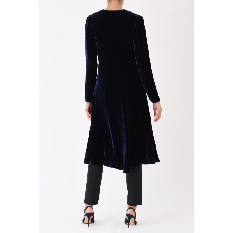 Dulwich Coat Navy Velvet image