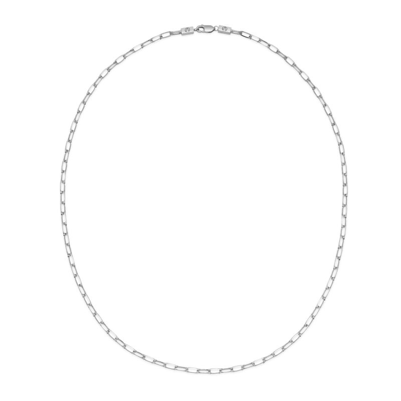 Chain Link Necklace In Silver image