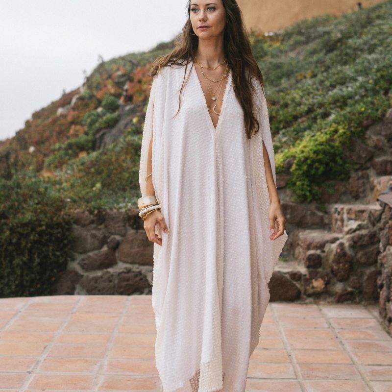 Pearl Sequin Caftan image