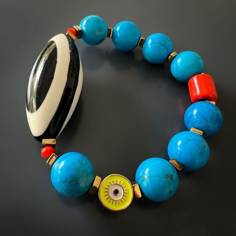 Happiness Turquoise Eye Bracelet image