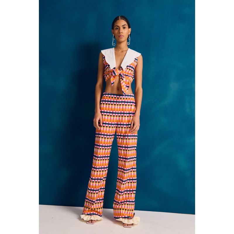 Kantuta Pants In Toquilla Print image