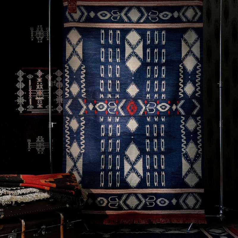 Kapadokia Indigo Wool Kilim image