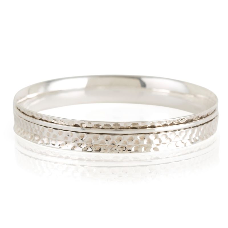 Karma Abundance Silver Spinning Ring & Bangle Gift Set image