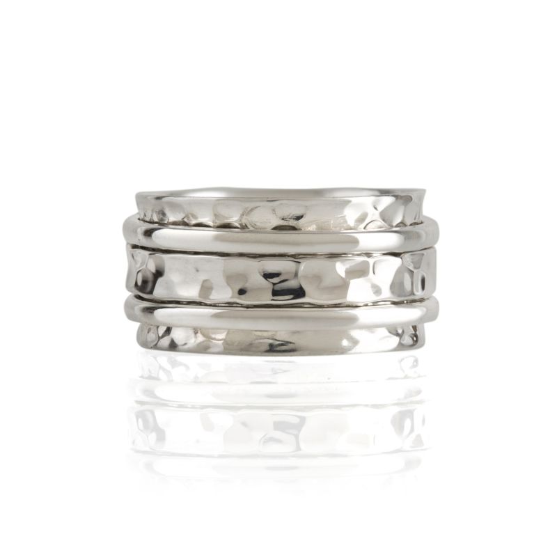 Karma Abundance Silver Spinning Ring & Bangle Gift Set image