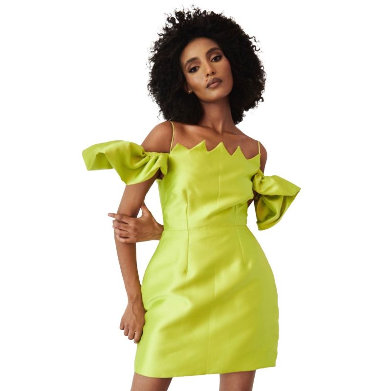 Kauna Hooded White Bodycon Dress