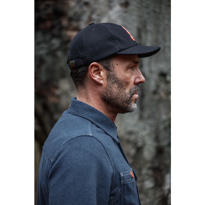 &Sons Woollen Snap Cap Navy image