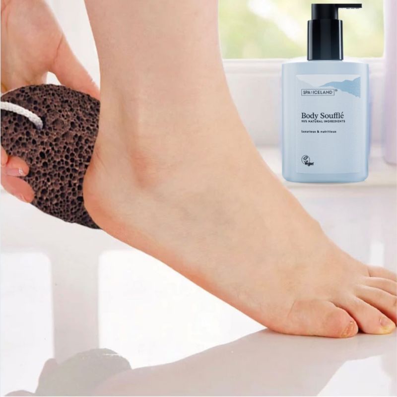 Spa Of Iceland Gift Sett With Lavastone And Foot Ceam image