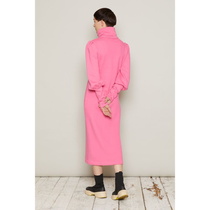 Organic Fleece Turtleneck Brynja Dress Pink image
