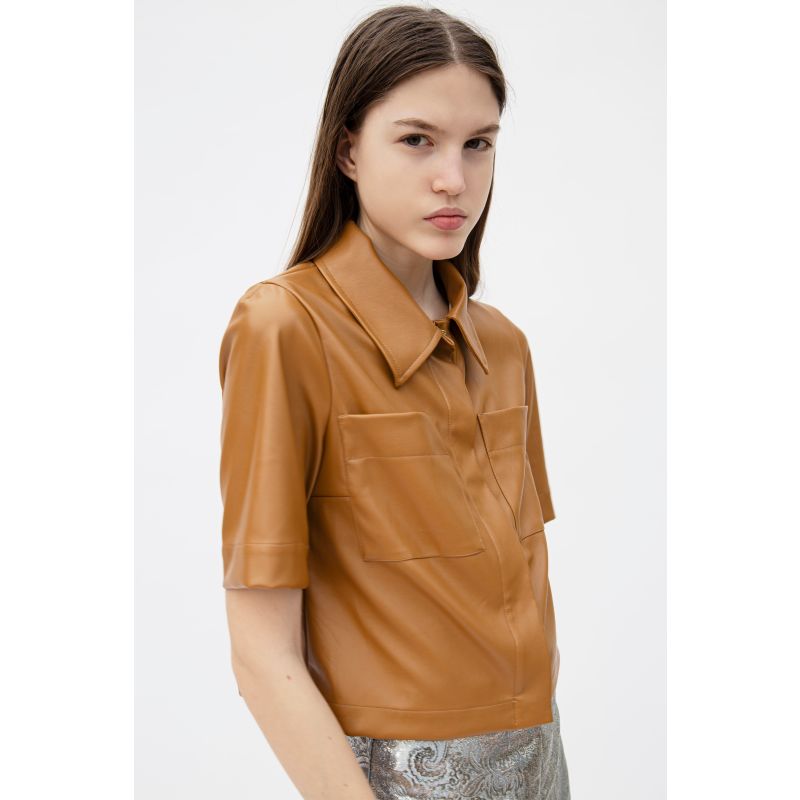 Kerria Top - Brown image