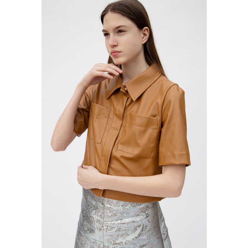 Kerria Top - Brown image