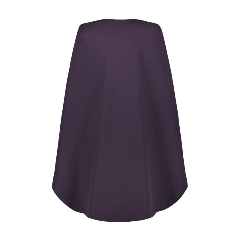 Iconic Purple Gabardine Cape Jacket image