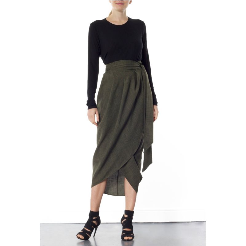 Blake Green Tulip Skirt image