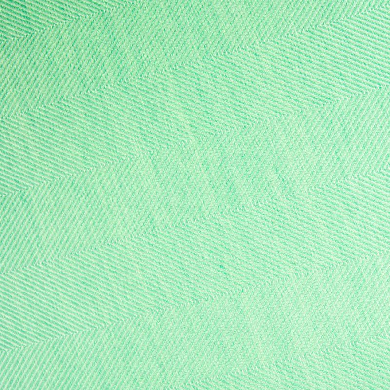 Marquee Spring Green Herringbone Cashmere & Silk Stole image