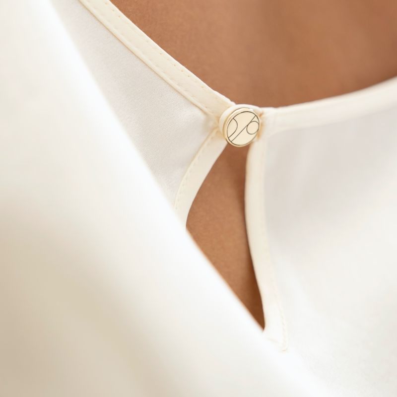 Kingston Silk Camisole Top In Pearl White image