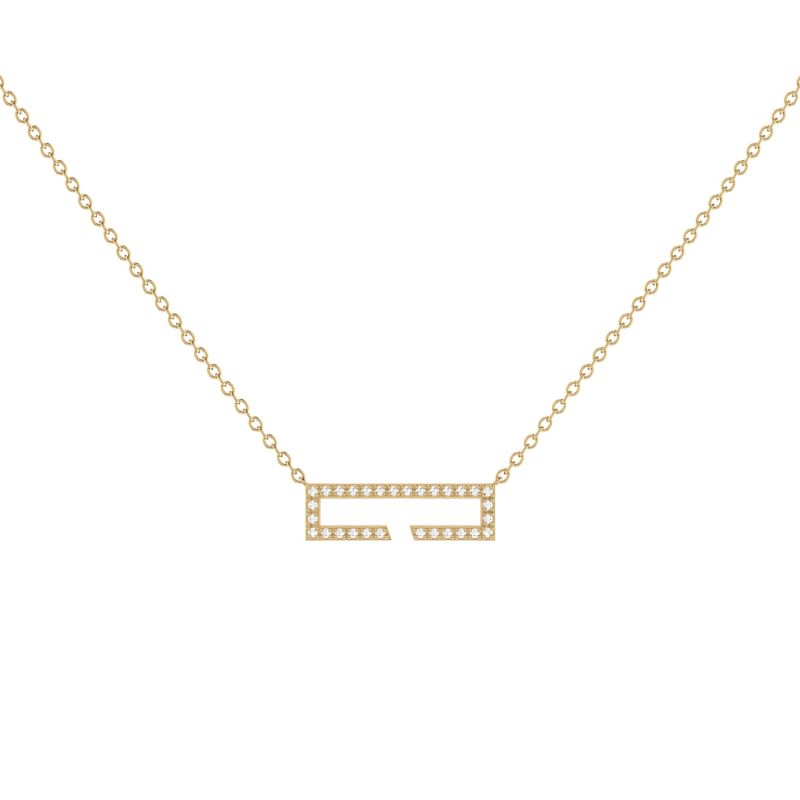 Swing Necklace In 14 Kt Yellow Gold Vermeil On Sterling Silver image