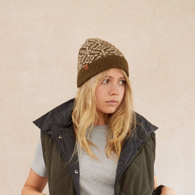 Khaki Green Jindabyne Beanie image