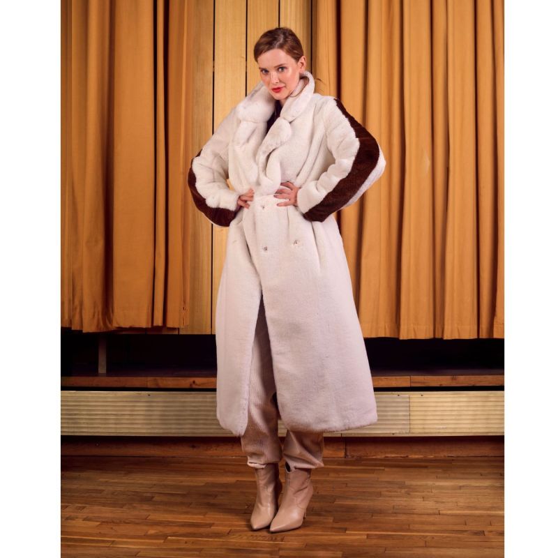 Faux Fur Coat Heera Marshmallow image