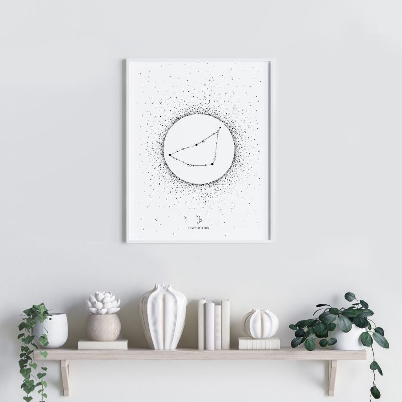 'Capricorn Star Sign' - Fine Art Print A5 image