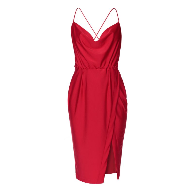 Kim Red Midi Dress image