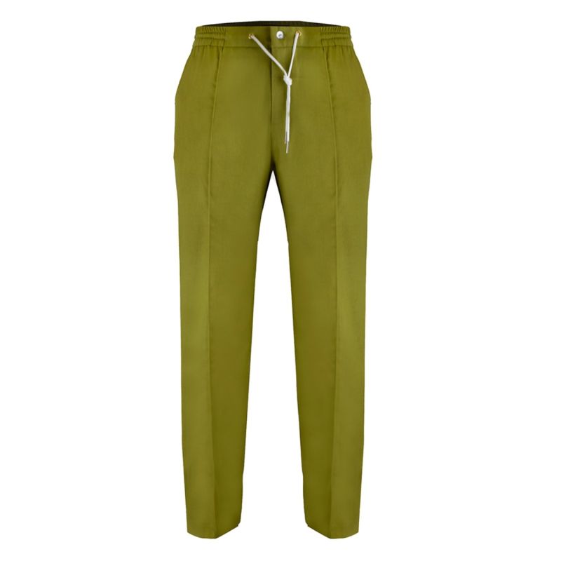Kingston Linen Blend Shirt And Trousers Set – Olive Green | DAVID WEJ ...