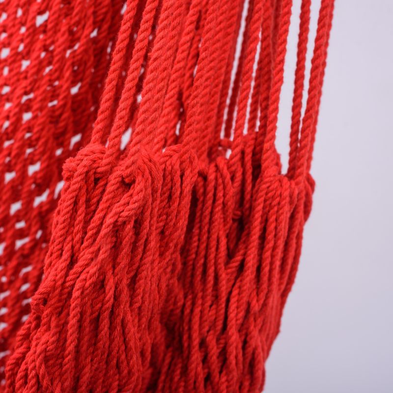 Classic Red Cotton Hammock Swing image