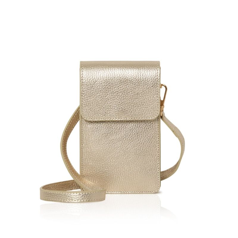 Vico Small Crossbody Bag In Gold image