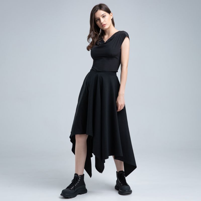 Multiwear Black Skirt Cape image