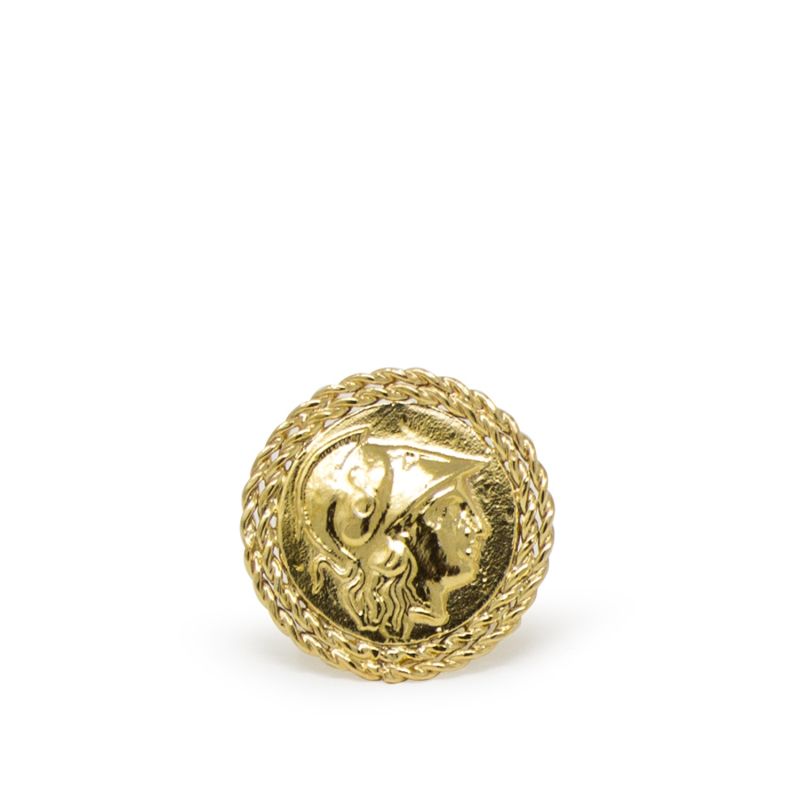 Athena Gold-Plated Treccia Ring image