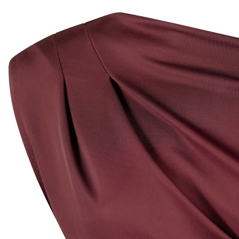 Knuckle Down Claret Drop Shoulder Top image