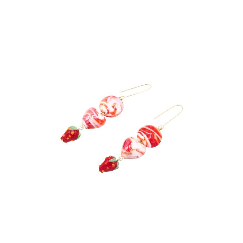 Koyo Earrings - Red image