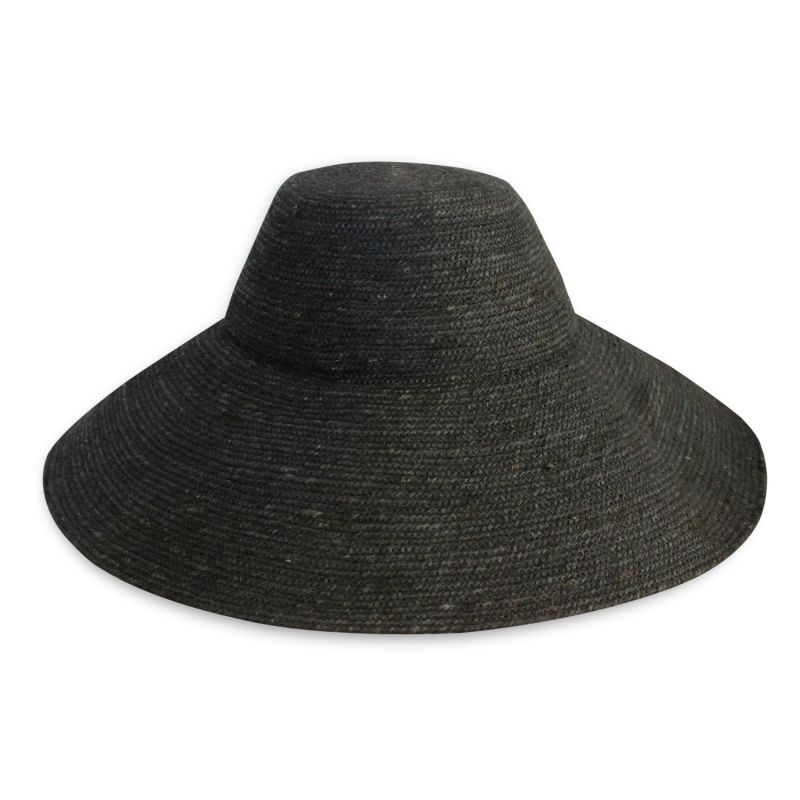 Riri Jute Straw Hat In Black image