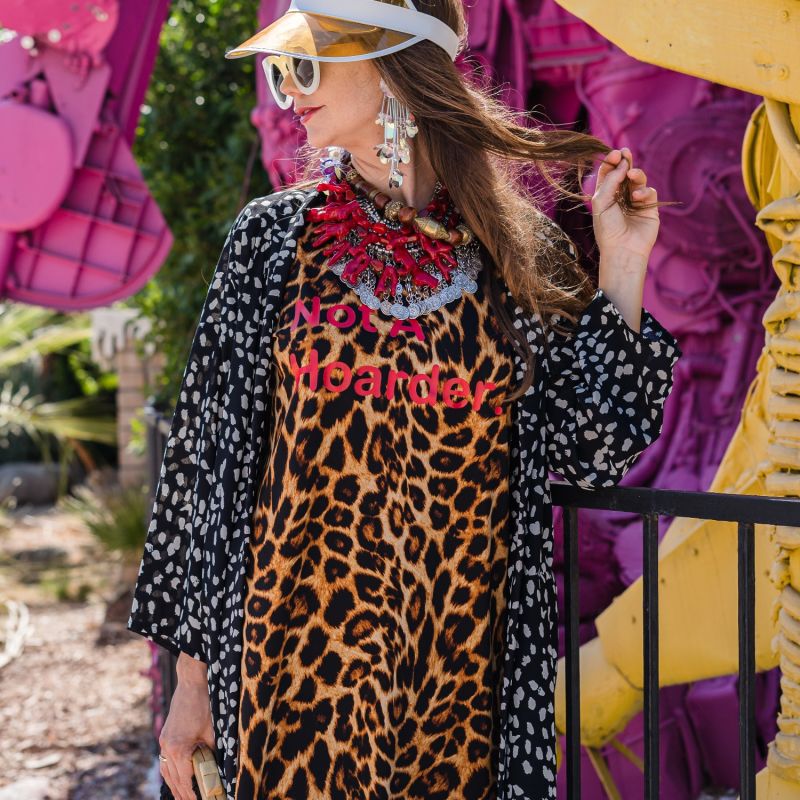 Not A Hoarder Tunic In Leopard image