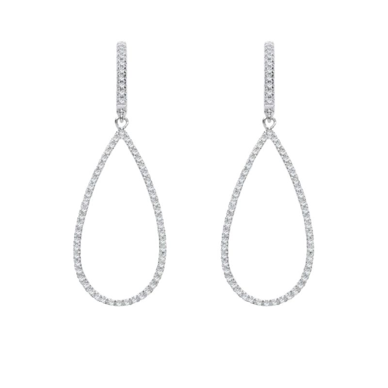 Diamond Drop Earrings image