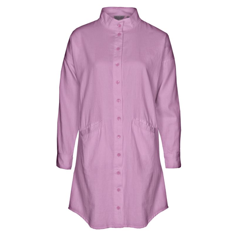 Leda Shirt Dress In Pink image