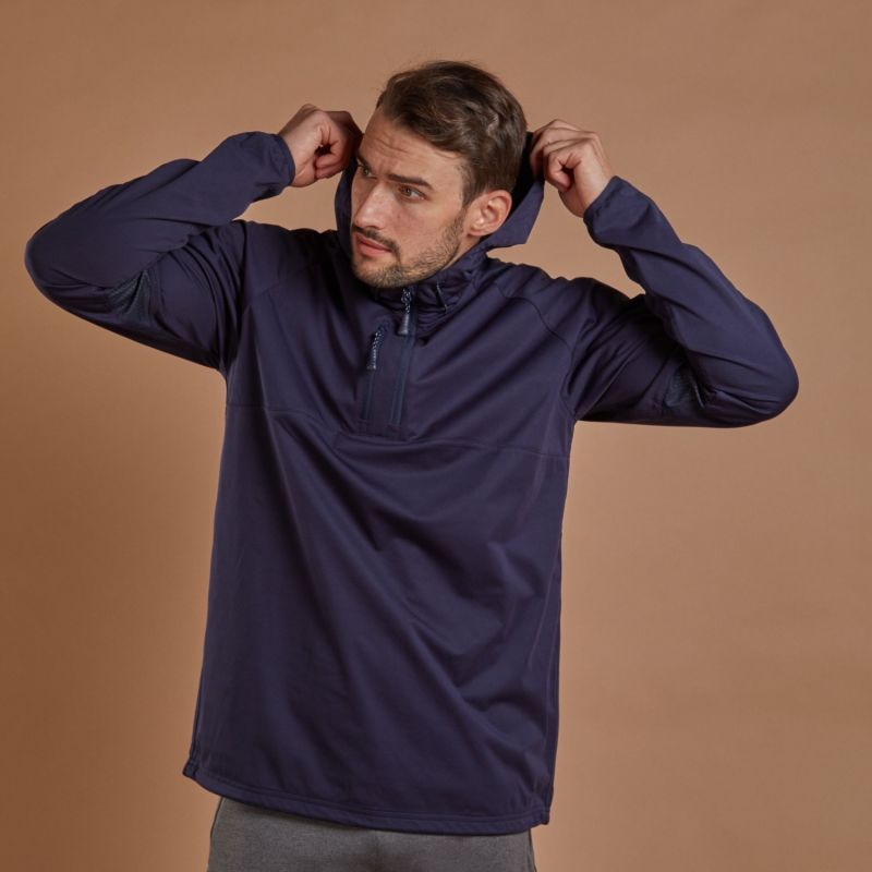 Men's Weatherproof Hooded Jacket - Blue image