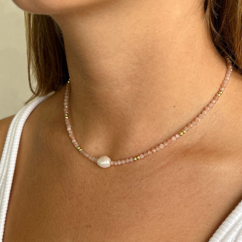 Mila Gemstone & Pearl Choker image