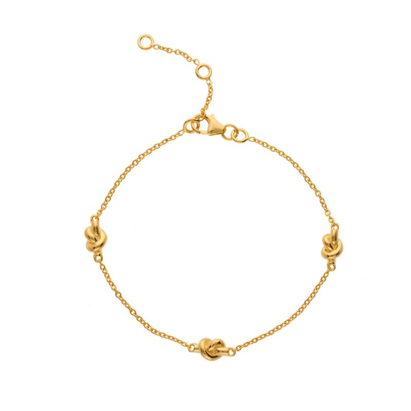 St Ives Gold Vermeil Knot Bracelet image