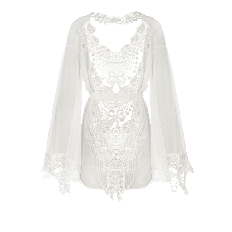 Limited Edition  Crystal Ivory Bisoux Bridal Kimono image