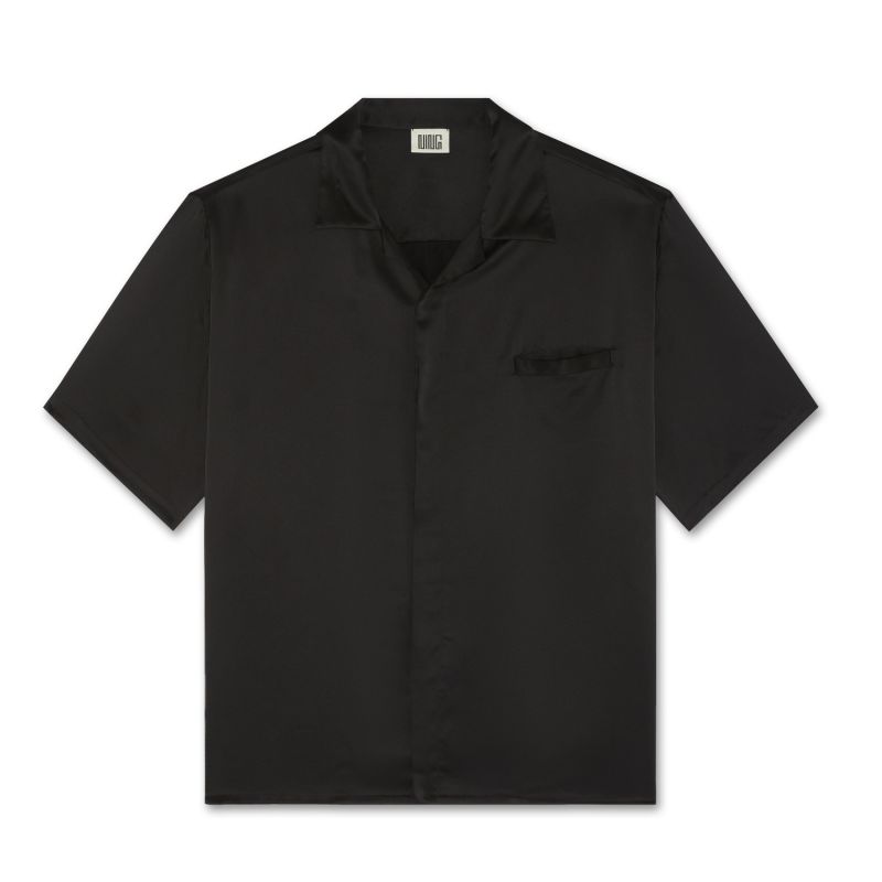 Resort Mulberry Silk Shirt Black image