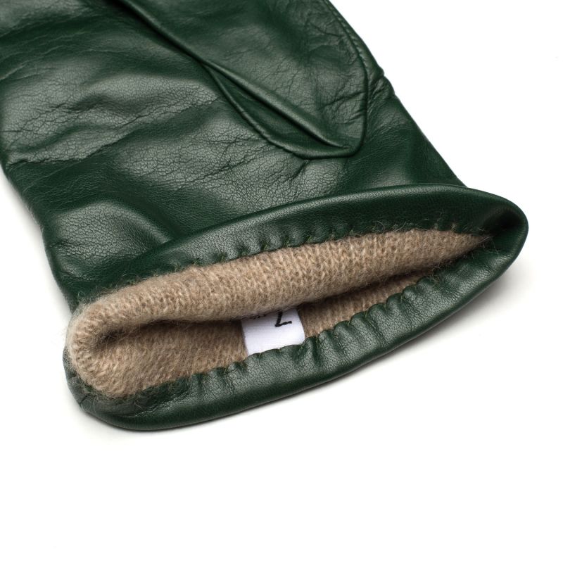 Firenze Women's Olive Green Nappa Leather Gloves 1861 Glove