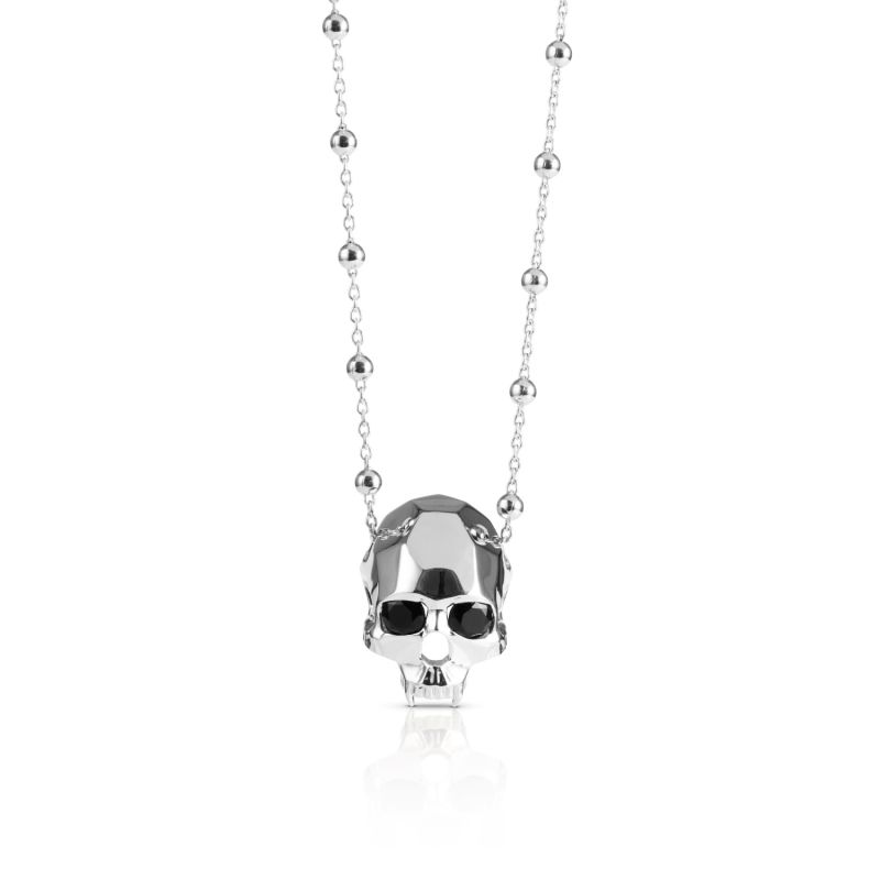 Jawless Vampire Skull Pendant Silver image