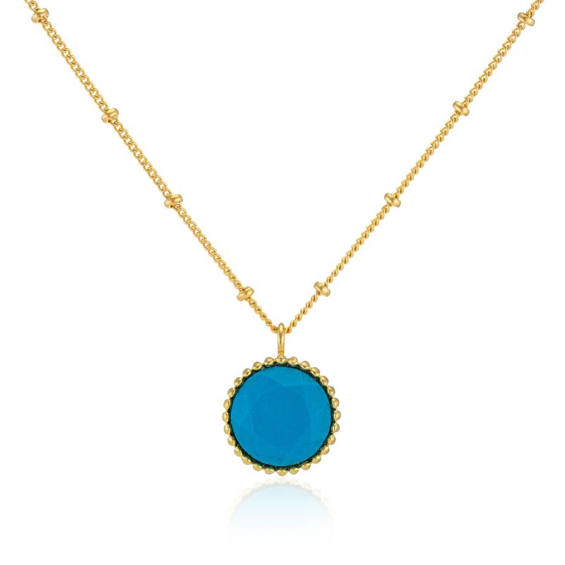 Barcelona December Birthstone Necklace Turquoise image