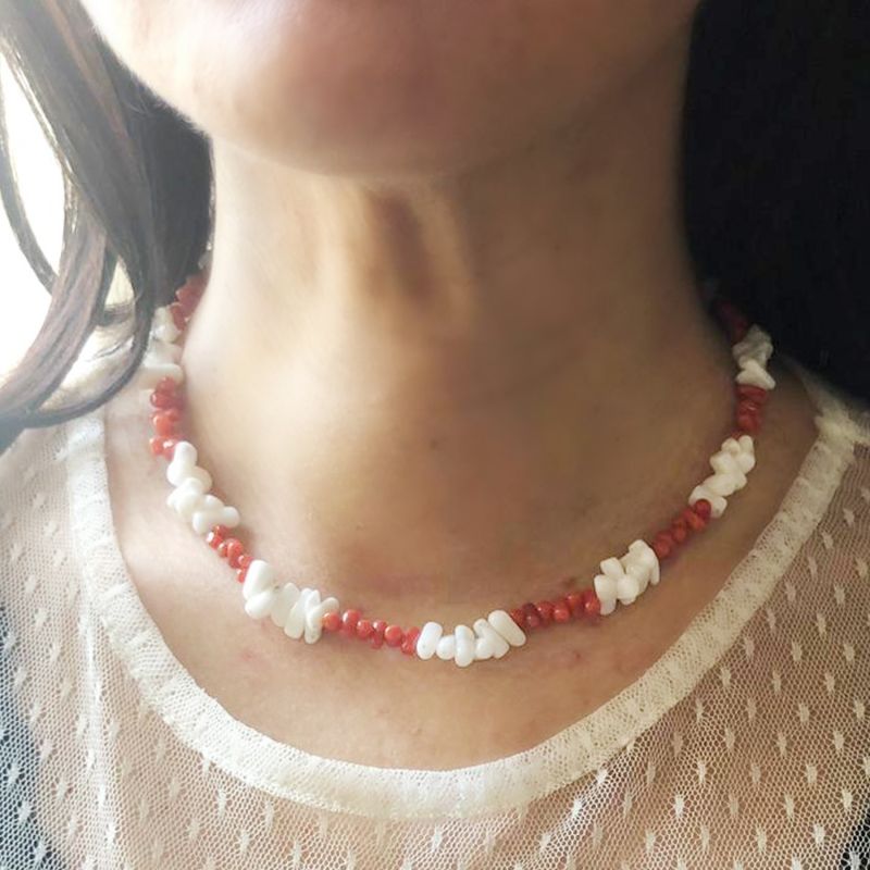 Mediterraneo Shell & Coral Necklace image