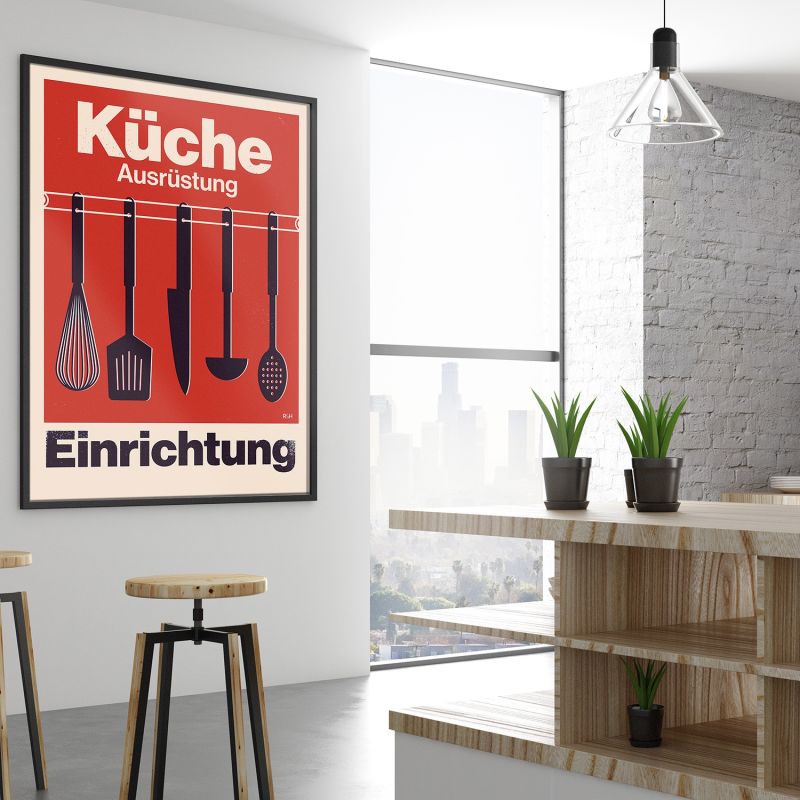 Küche - Modernist Kitchen Poster image