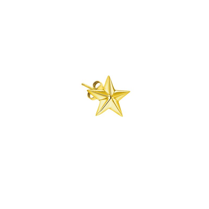 Star Stud Earring 18Kt Gold Plated image