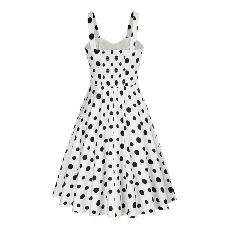 La Dolce Vita Dress - Black Polka Dot image