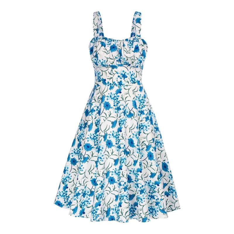 La Dolce Vita Dress - Floral Blue image